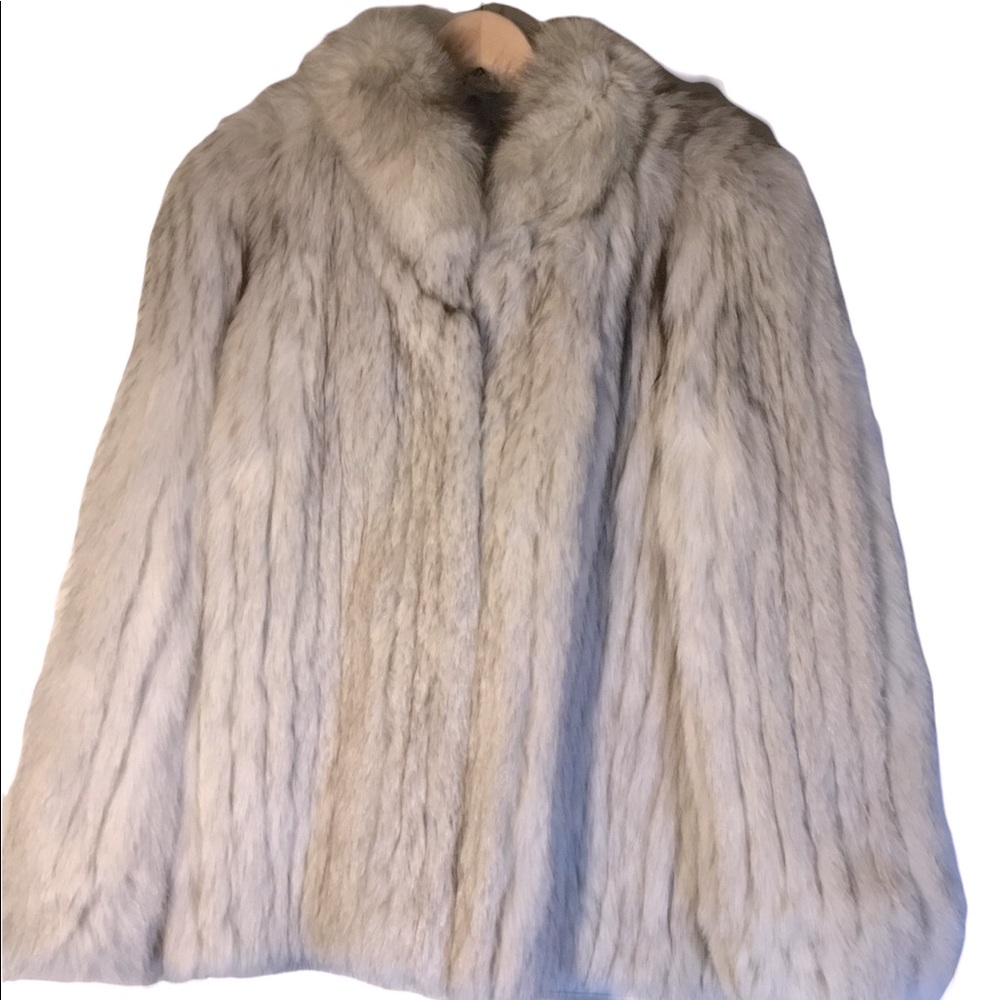 Vintage Blue Fox Saga Fur
